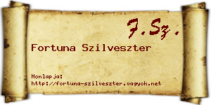 Fortuna Szilveszter névjegykártya